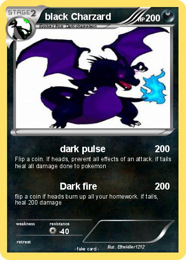 Pokemon black Charzard