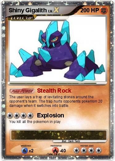 Pokemon Shiny Gigalith