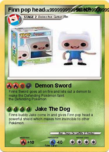 Pokemon Finn pop head