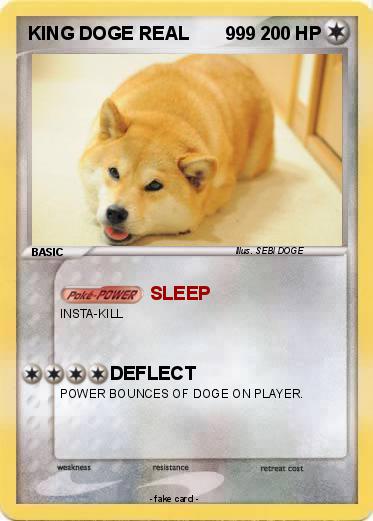 Pokemon KING DOGE REAL       999