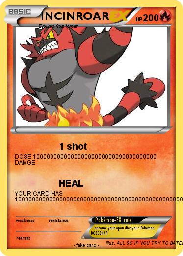 Pokemon INCINROAR