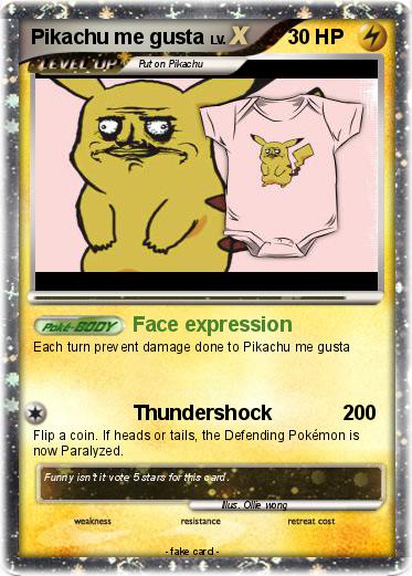 Pokemon Pikachu me gusta