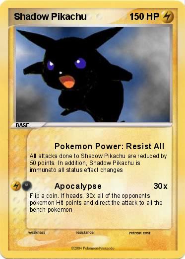 Pokemon Shadow Pikachu
