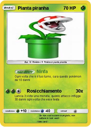 Pokemon Pianta piranha