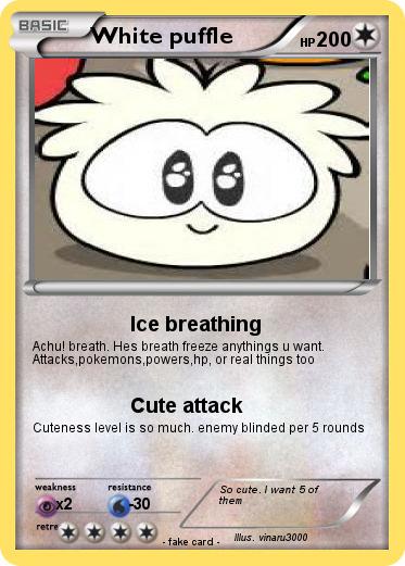 Pokemon White puffle