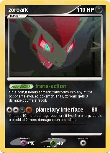 Pokemon zoroark