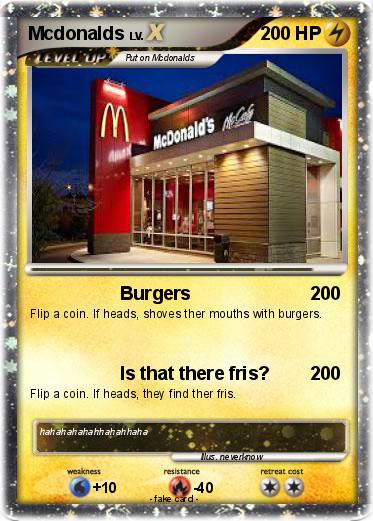 Pokemon Mcdonalds