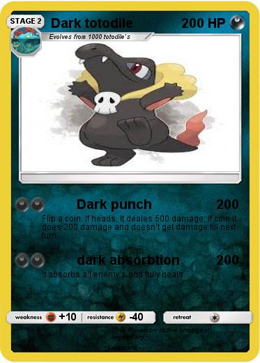 Pokemon Dark totodile