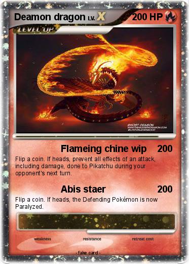 Pokemon Deamon dragon