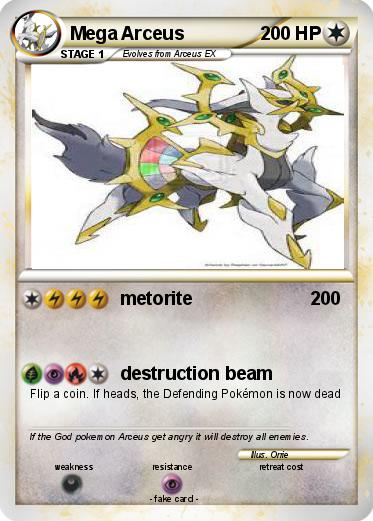 Pokemon Mega Arceus