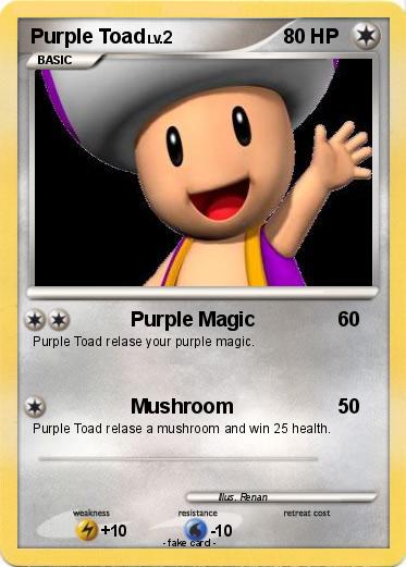 Pokemon Purple Toad