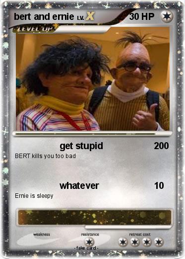 Pokemon bert and ernie