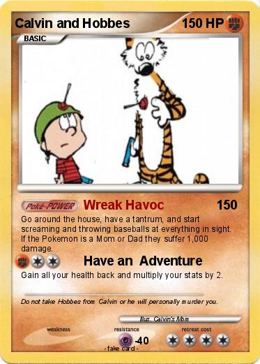Pokemon Calvin and Hobbes