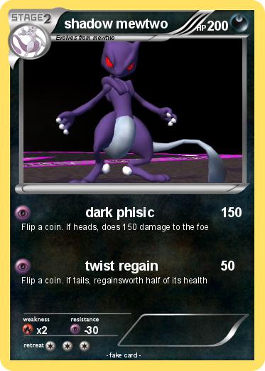 Pokemon shadow mewtwo