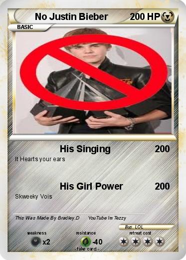 Pokemon No Justin Bieber
