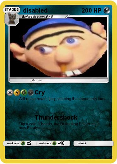 Pokemon disabled