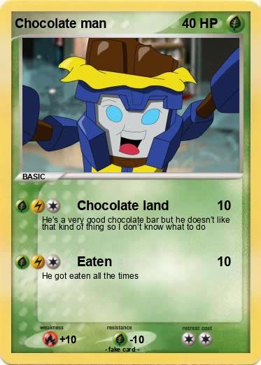 Pokemon Chocolate man