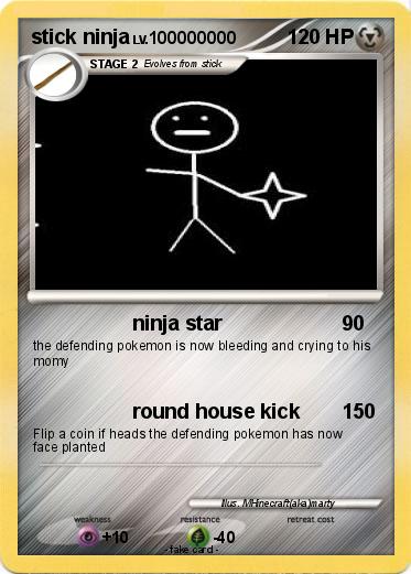 Pokemon stick ninja