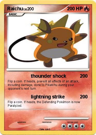 Pokemon Raichu