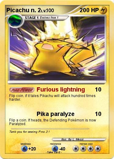 Pokemon Picachu n. 2