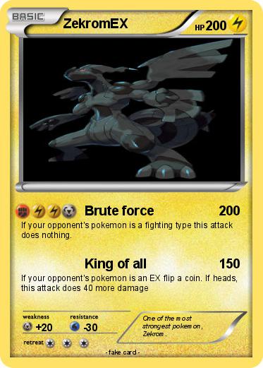 Pokemon ZekromEX
