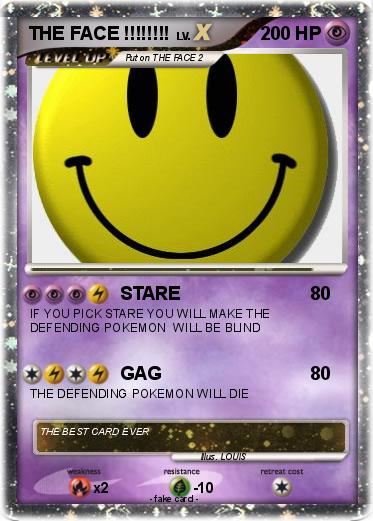 Pokemon THE FACE !!!!!!!!