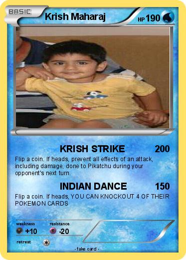 Pokemon Krish Maharaj