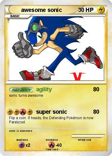 Pokemon awesome sonic