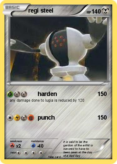 Pokemon regi steel