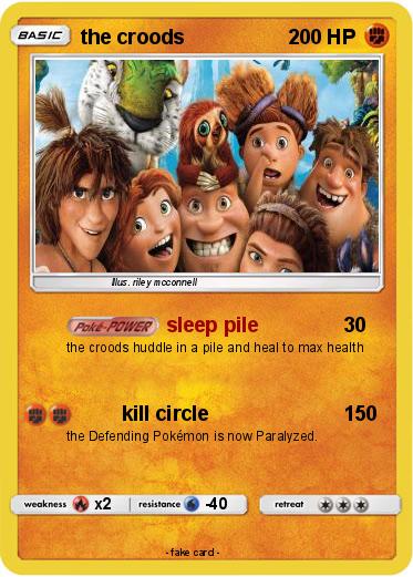 Pokemon the croods