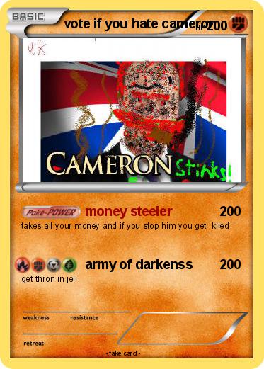 Pokemon vote if you hate cameron