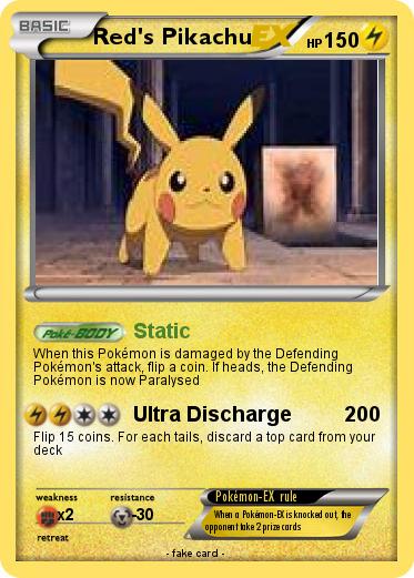 Pokemon Red's Pikachu