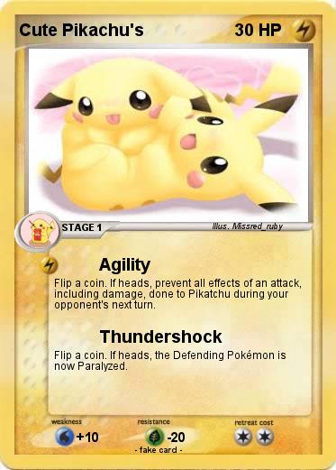 Pokemon Cute Pikachu's