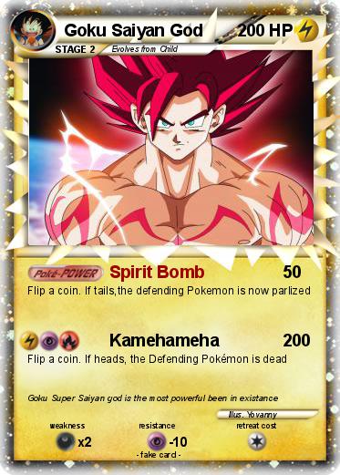Pokemon Goku Saiyan God