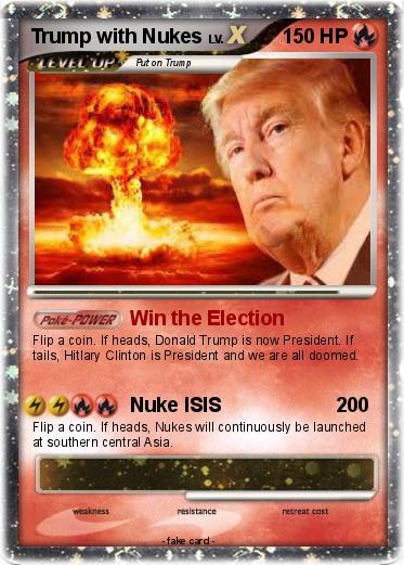 Pokemon Trump with Nukes