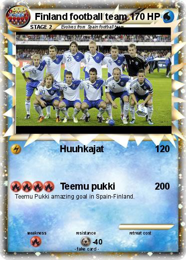 Pokemon Finland football team