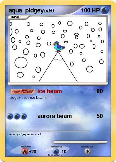 Pokemon aqua  pidgey
