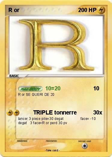 Pokemon R or