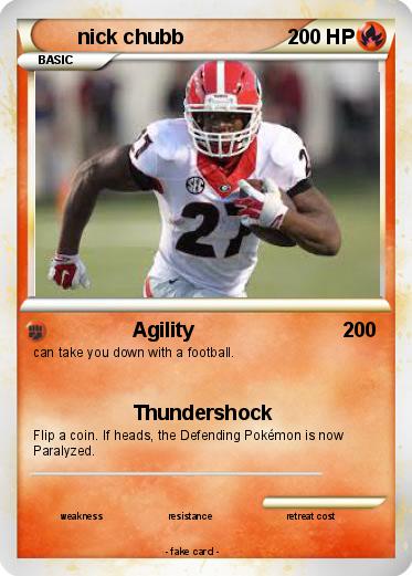Pokemon nick chubb