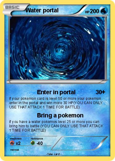 Pokemon Water portal