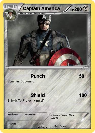 Pokemon Captain America