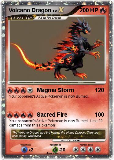 Pokemon Volcano Dragon