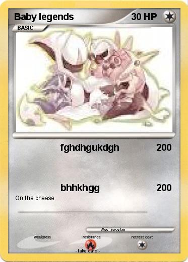Pokemon Baby legends