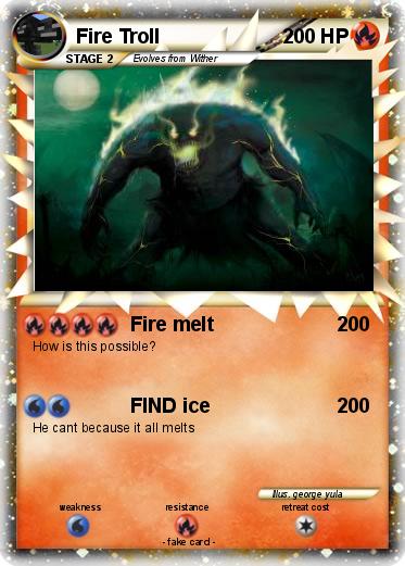 Pokemon Fire Troll