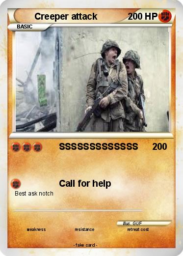 Pokemon Creeper attack