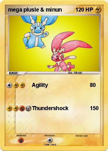 Pokemon mega plusle & minun