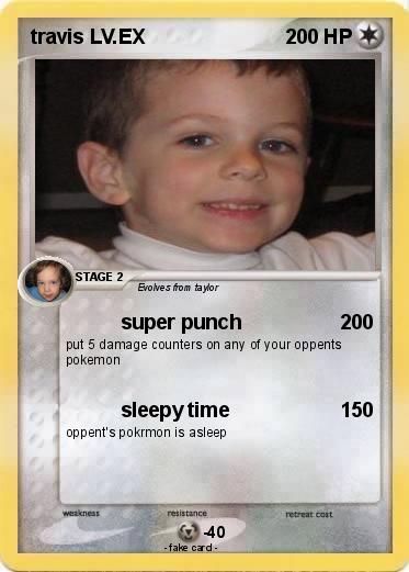 Pokemon travis LV.EX