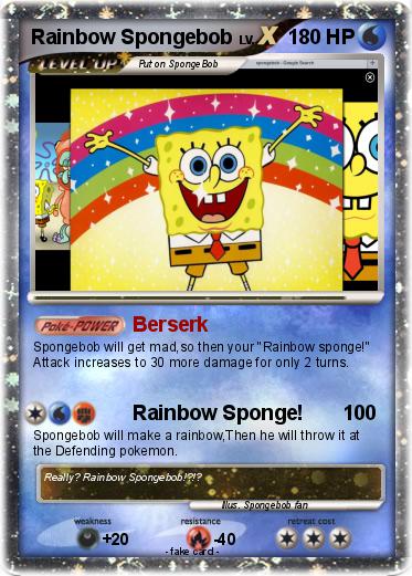 Pokemon Rainbow Spongebob