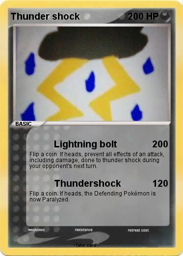 Pokemon Thunder shock