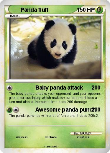 Pokemon Panda fluff